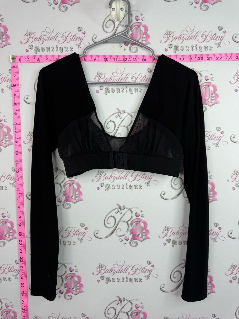 Joseph Ribkoff mini cardigan Black Long-Sleeve Bolero Shrug